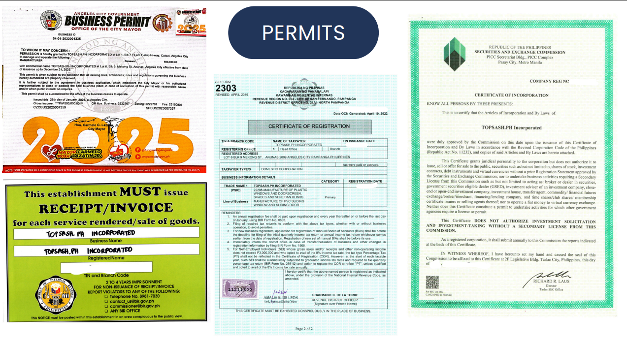 PERMITS 이미지